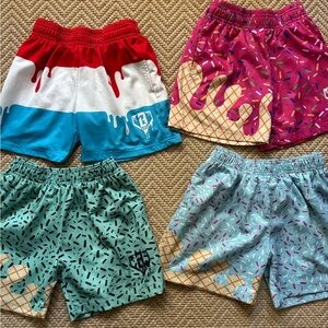 Lot of 4 pairs Baseball Lifestyle 101 shorts